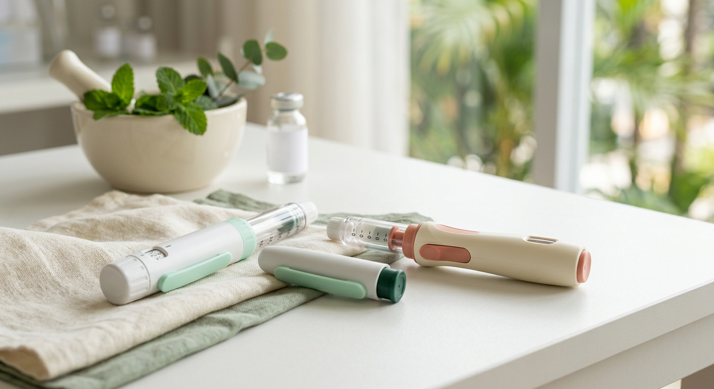 Mounjaro ou Saxenda, comparação de duas canetas de tratamento para emagrecimento em fundo médico limpo. Mounjaro ou Saxenda, comparação de duas canetas de tratamento para emagrecimento em fundo médico limpo.