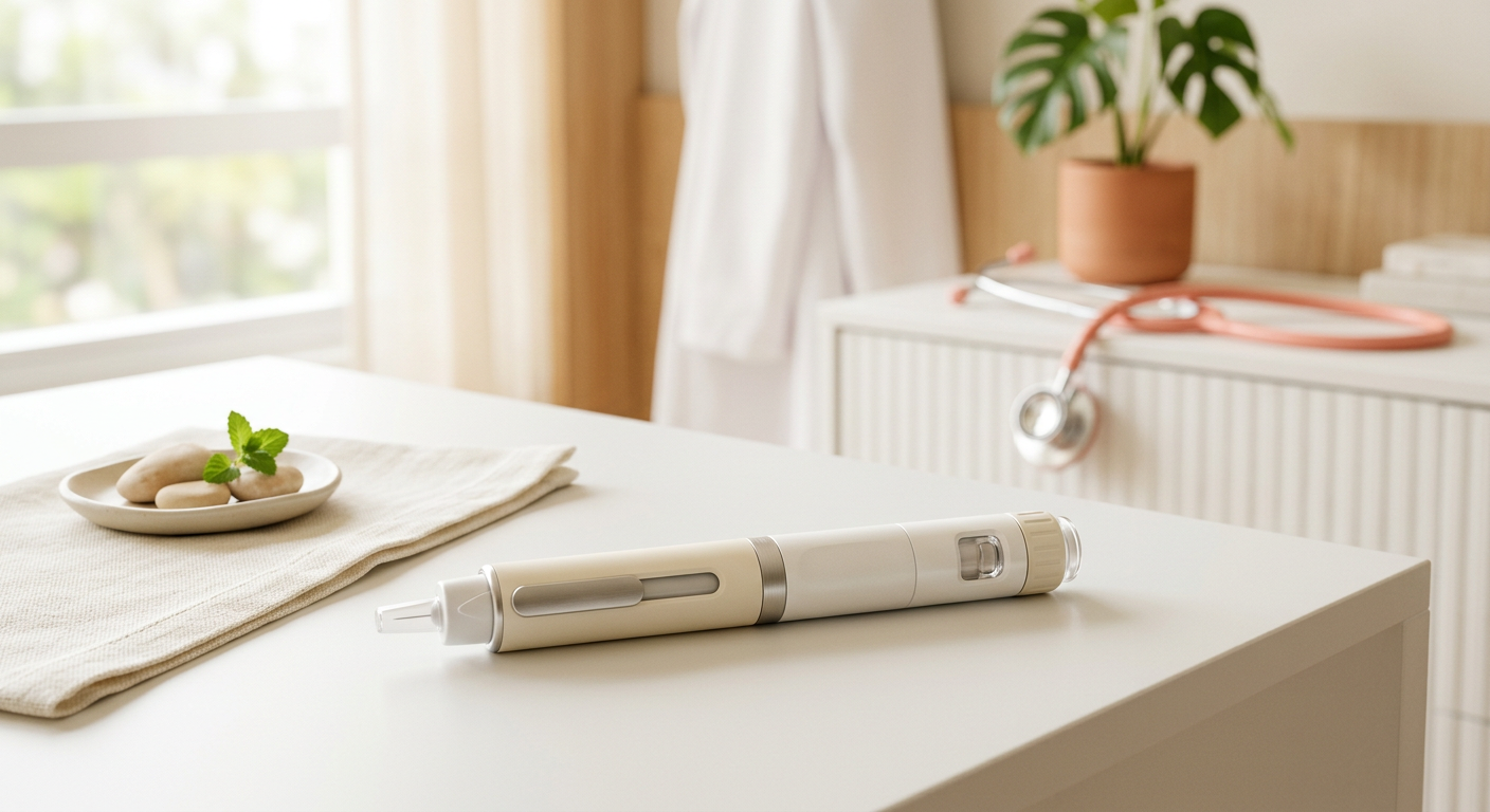 Frasco de medicamento sendo manipulado por profissional de saúde, representando onde comprar Mounjaro original. Frasco de medicamento sendo manipulado por profissional de saúde, representando onde comprar Mounjaro original.